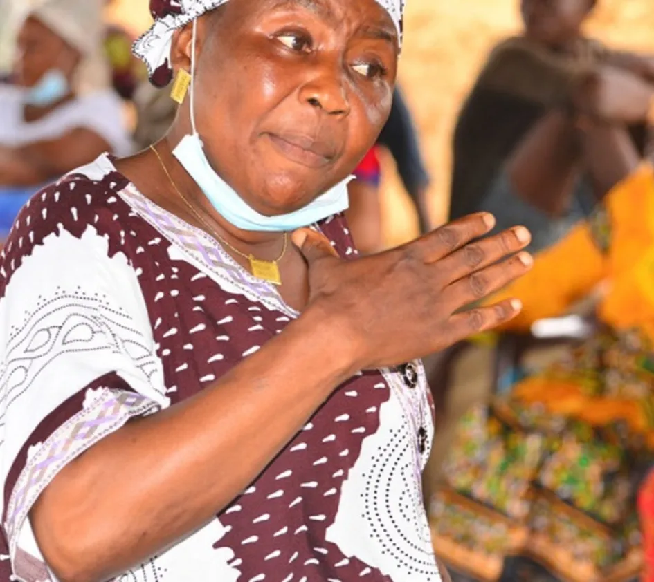 Landfrau aus Liberia macht sich stark für politische Beteiligung