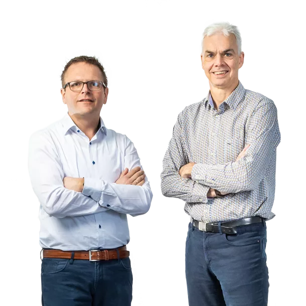 Chris Lukkien and Edwin Visser