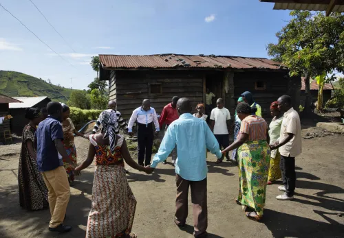 community based sociotherapy in DR Congo